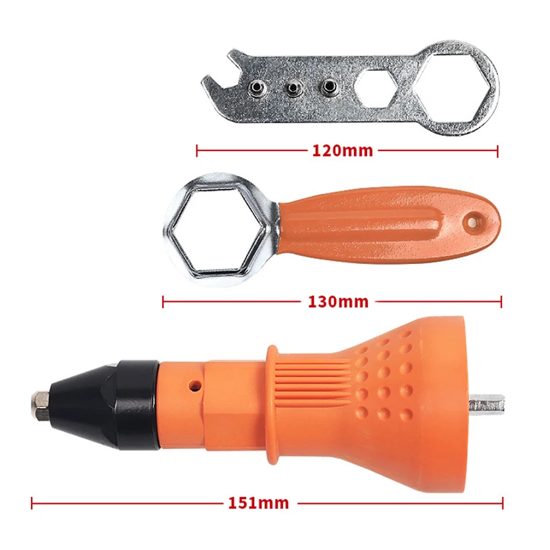 Электрический заклепки пистолет клепки инструмент беспроводные клепки Дрель адаптер вставить гайка инструмент Многофункциональный