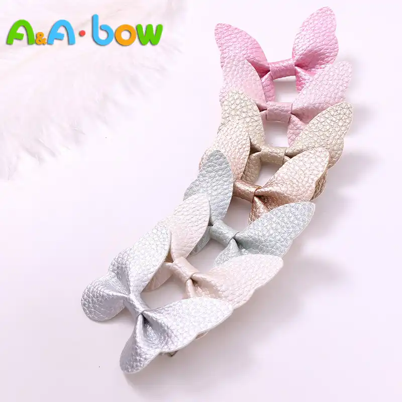 7pcs Christmas Bow Hair Clip Bow Barrettes Hairpin Lovely Children Hair Clip