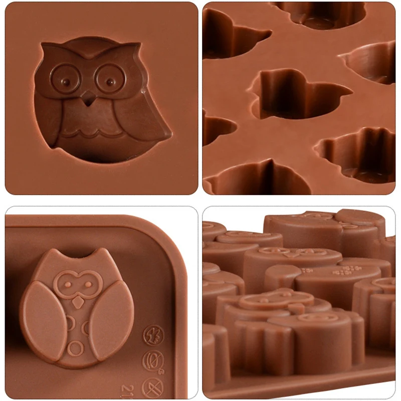 Owl-Shape-Ice-Cubes-Chocolate-Pudding-Cookies-Fondant-Cake-Silicone-Mold-1Pcs-12-Hole-DIY-Cake-Decoration-Baking-Tools-CT1111 (9)