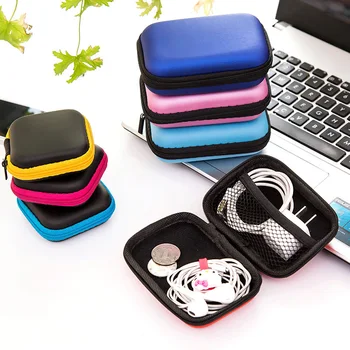 

Earphone Wire Organizer Storage Box Data Line Cables Storage Box Case Container Coin Headphone Protective Box