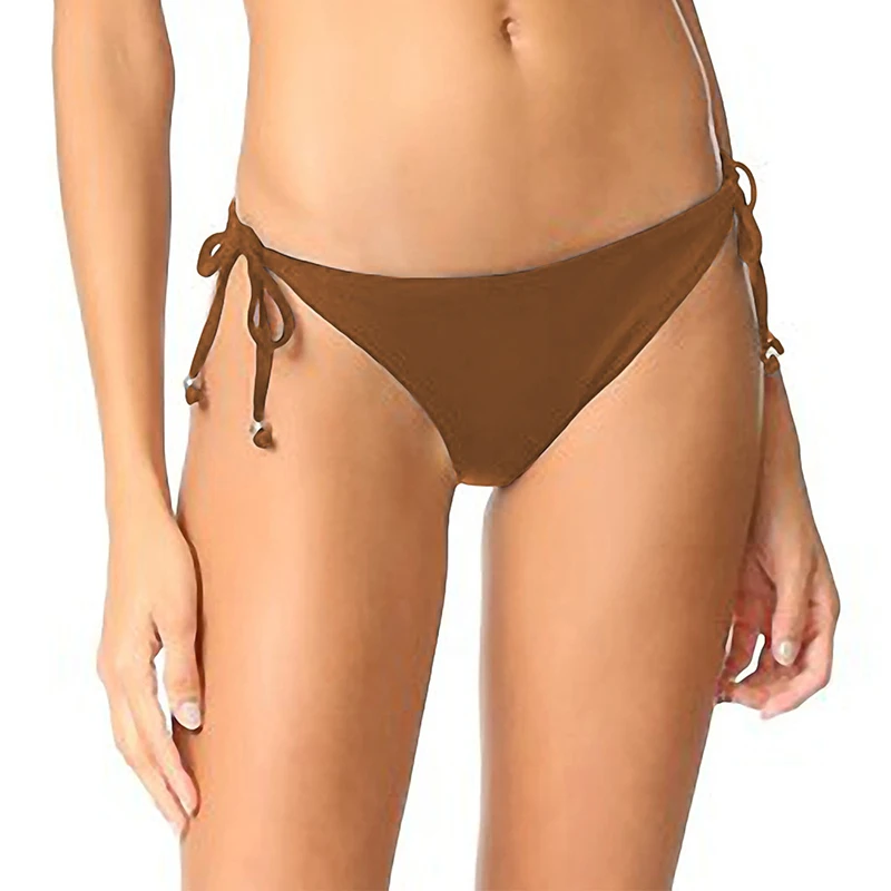

Sexy Women Low Waist Bikini Briefs Bottom Adjustable Beach Wear Swimming Pool Swimwear Underwear Ladies Boardshorts Suit Women