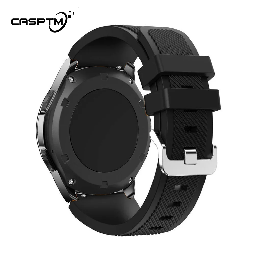 

Sports Silicone Watch Bands Strap For Samsung Gear S3 Frontier Colorful S L Soft Watchband Replacement Smartwatch Band