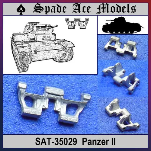 Spade Ace 1/35 35029 Metal Track Panzer IIin Model Building Kits from