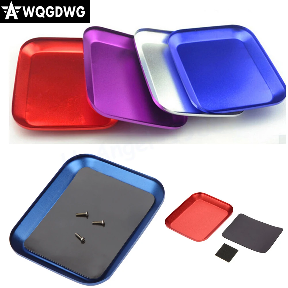 

1pcs New Aluminium Screw Tray with Magnetic for RC Model Phone Repair