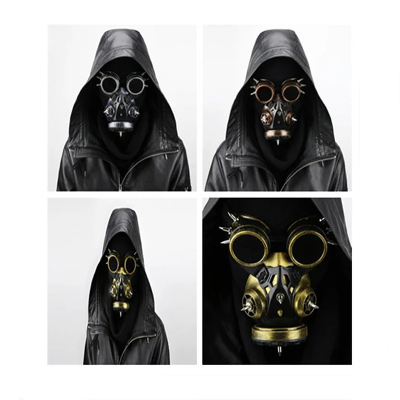 Halloween Cosplay Steampunk Retro Windshield Gas Mask COS Anime Props Gifts For Men And Women | Тематическая одежда и