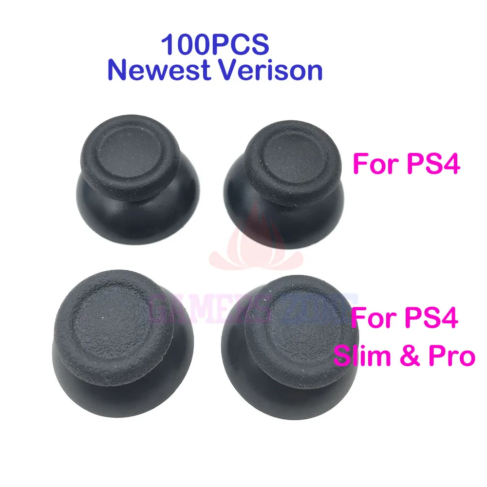 

100PCS Replacement Original For PS4 Slim Pro Controller Analog Thumbsticks Thumb Grip Cap For DualShock 4