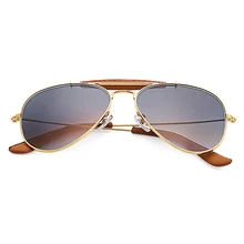 2019 vintage outdoorsman craft gafas de sol hombres mujeres 58mm pilot vidrio degradado lentes espejo gafas de sol polarizadas UV400