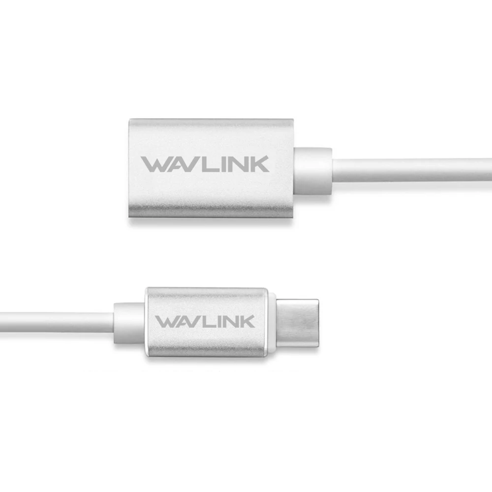 Кабель Wavlink USB C к OTG 5 Гбит/с 3 0 Type адаптер Женский кабель для передачи данных Macbook