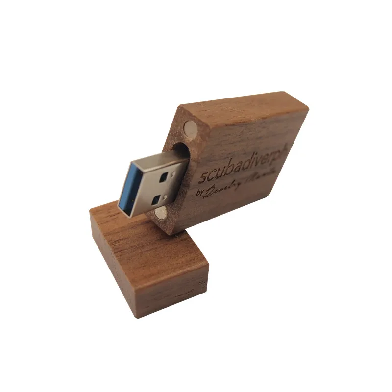 Пользовательский логотип клен орех деревянный флеш-накопитель Usb 3,0 ручка-накопитель Usb флешка 8 ГБ 16 ГБ 32 ГБ 64 ГБ подарки(более 10 шт. бесплатный логотип - Цвет: 3.0 Walnut wood