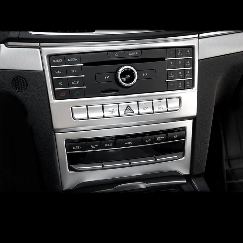 Автомобильный стайлинговый центр консоль кондиционер CD панель декоративная накладка для Mercedes-Benz E Class Coupe W207 C207