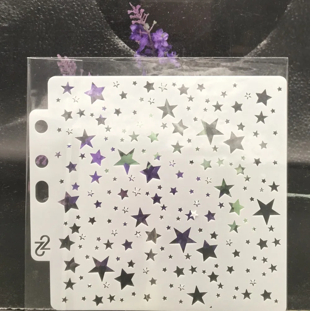 13cm Stars Galaxy DIY Layering Stencils Wall Painting Scrapbook