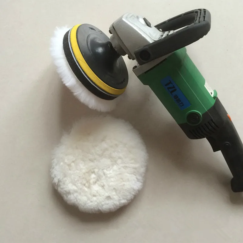

6' Polishing pad car waxing Self-adhesive Sponge Wool ball Buffer polishers pads For Car paint Care 150mm wool buffing pad