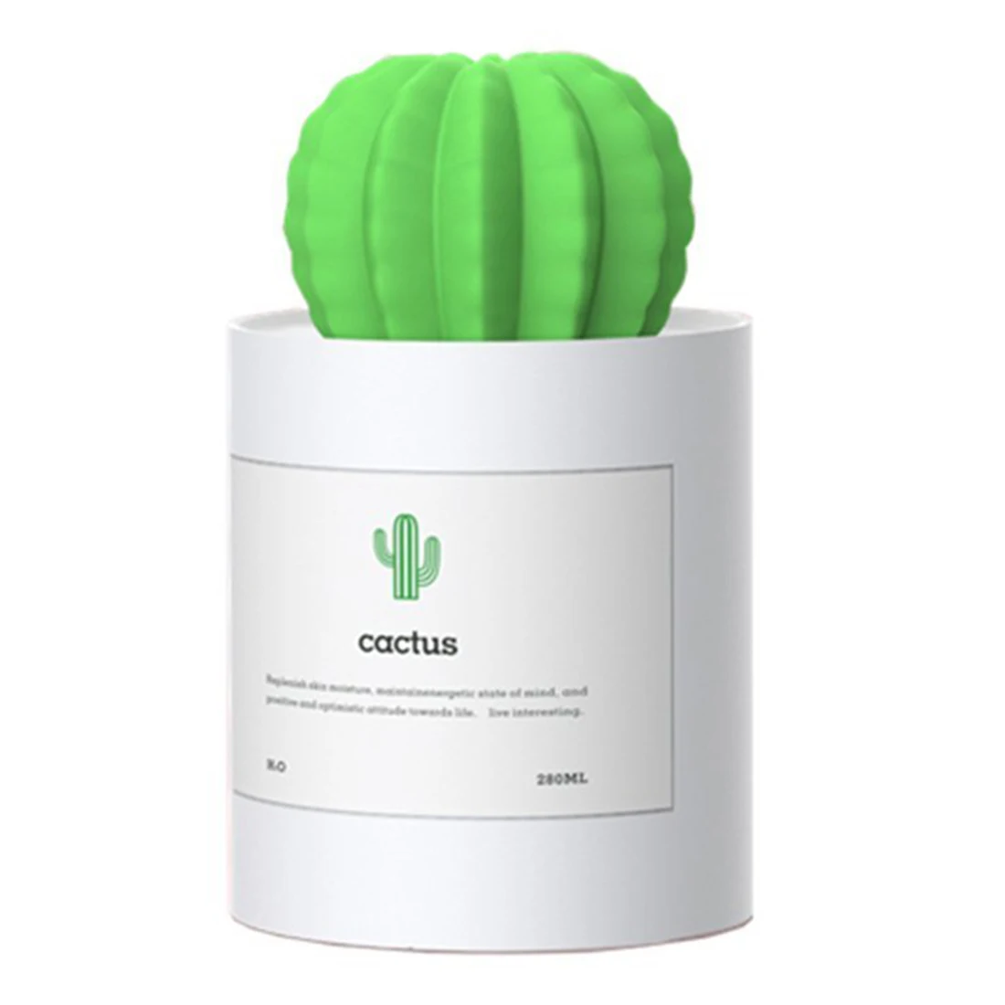Cactus model diffuser Aromatherapy Air usb Humidifier Aroma Diffuser Mini Touch Button Essential Oil Home Office Mist M | Бытовая