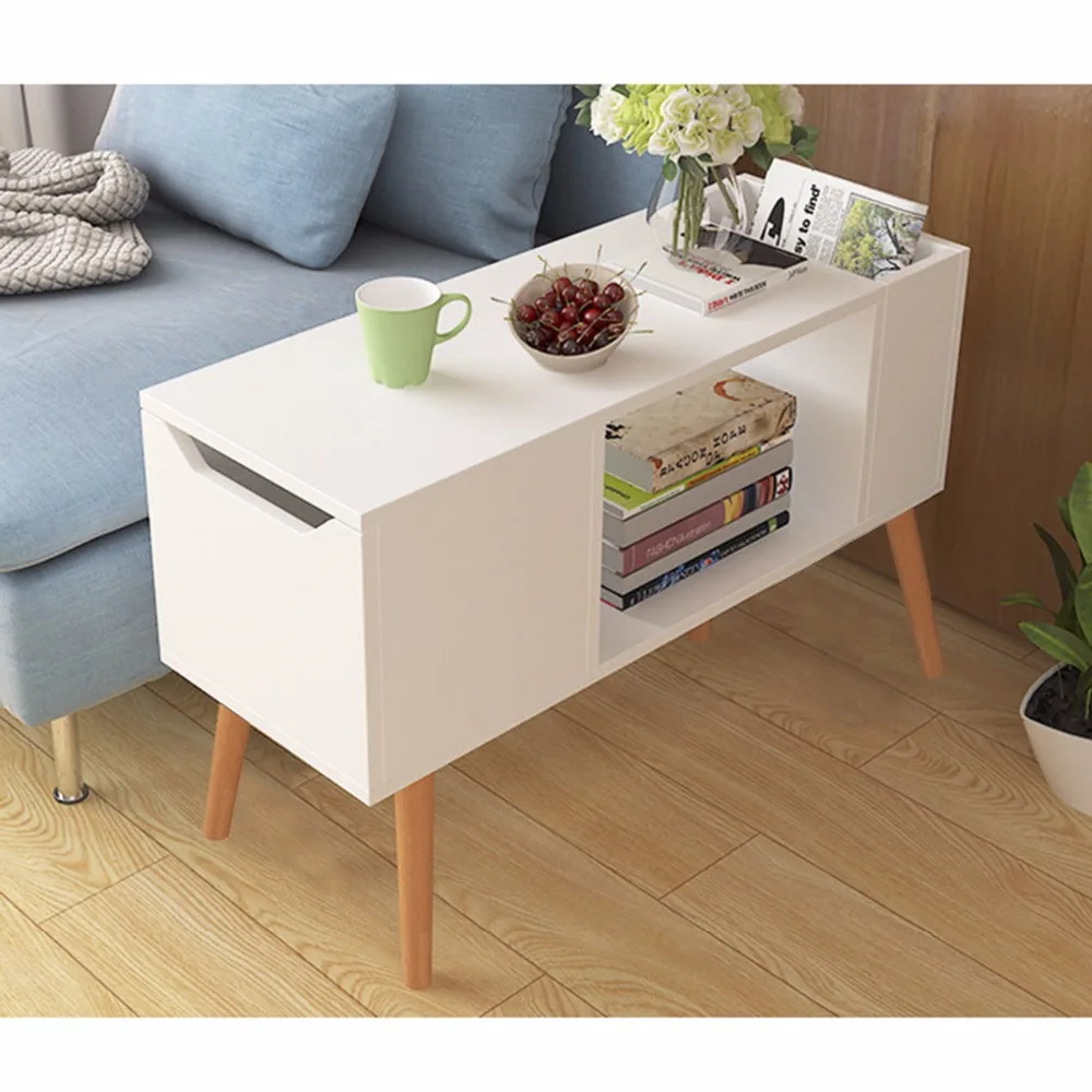 Giantex Modern Side Table End Table for Bedroom Living Room Sitting Room Drawer White Living Room Furniture HW57465 Giantex Modern Side Table End Table for Bedroom Living Room Sitting Room Drawer White Living Room Furniture HW57465