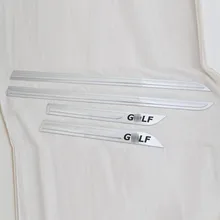 Stainless Steel Side Door Moulding Trim Bar For Volkswagen Golf 7 2014 Car Exterior Accessories