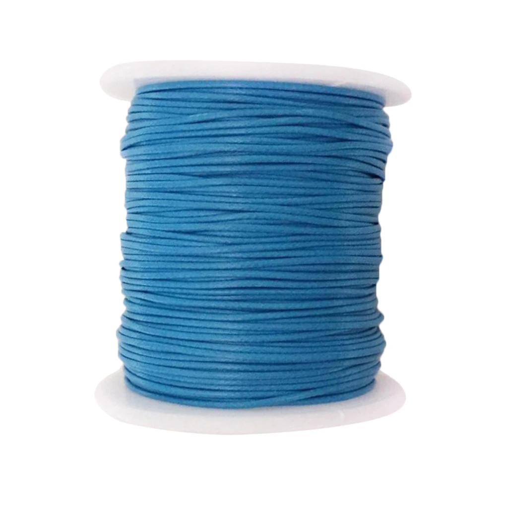 3 Rolls of 80 Meters Waxed Nylon Cord String for DIY Jewelry Making Necklace Bracelet Earrings Thread for Handmade Crafts 1mm 