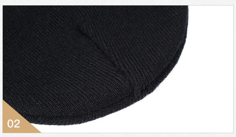 SIMPLESHOW Модные трикотажные Skullies шапочки зимняя шапка True Black кожаный головы Кепки зимняя женская обувь толстые теплые Кепки женский шляпа