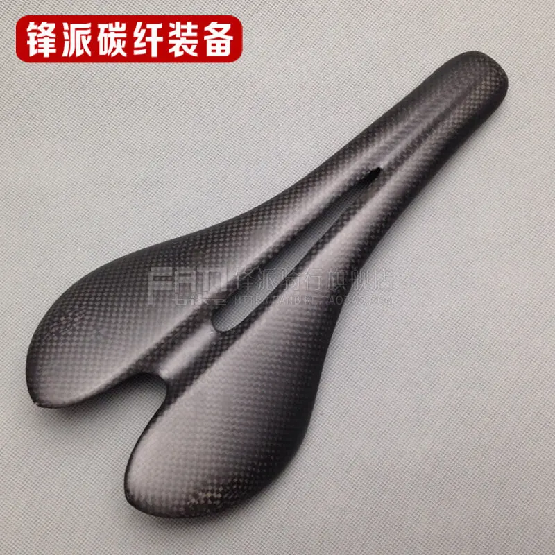 

TOSEEK 3K Full Carbon Fibre Bike Saddle MTB Mountain Road Bike Small Hollow Front Seat Pad 265*126mm Racing Bicycle Saddle