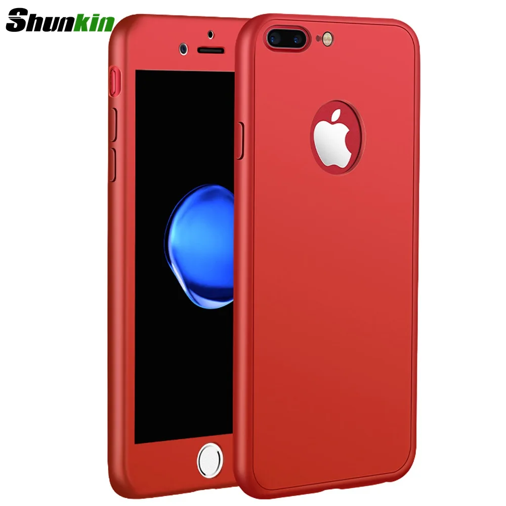 

360 Degree Soft TPU Silicon Case For iPhone 6 6s 7 8 Plus Cover Silicone Full Cover For iPhone 6 8 7plus Capa Coque Cases
