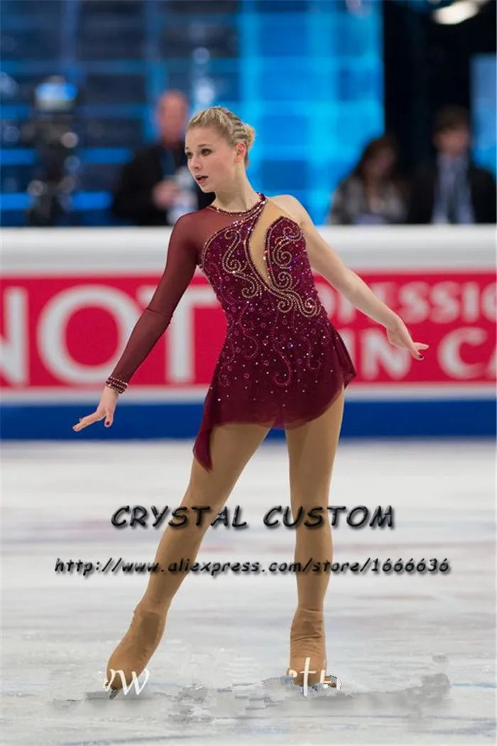 Ice skating dress.Competition Figure Skating .New Rhythmic Gymnastics custom 