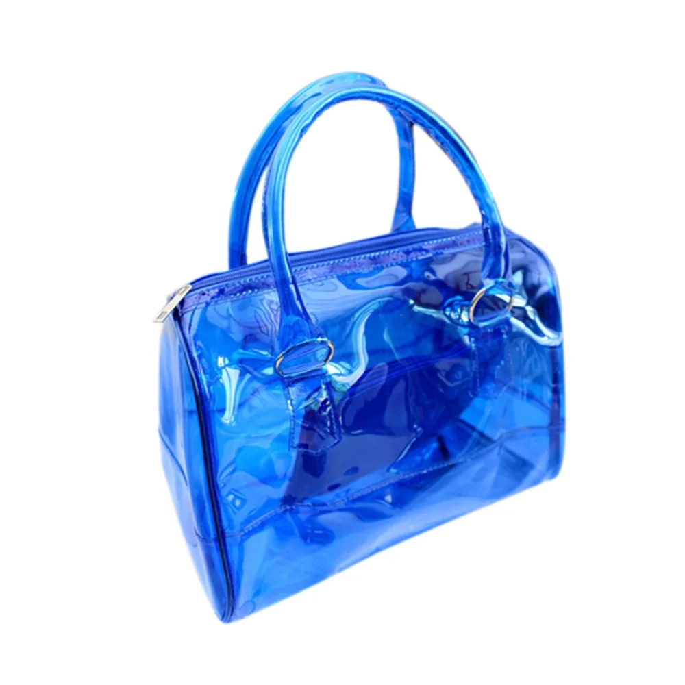 leopard clear bag