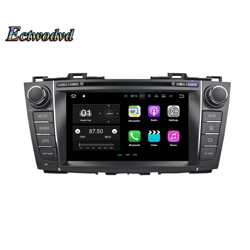 Sale Ectwodvd Octa Core 4G RAM 64G ROM Android 9.0 Car Multimedia DVD Player GPS HeadUnit For Mazda 5 2009-2012 Premacy 2009-2012 14