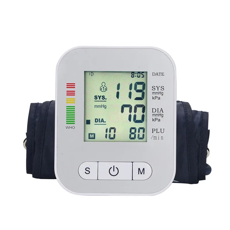 

Health Care Auto LCD Digital Upper Arm Blood Pressure Monitor Measure Machine Meter Accurate Tonometer Pulsometer #290105