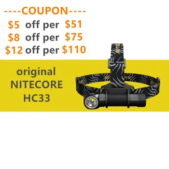 

NITECORE HC33 1800 Lumens Headlamp 8 modes
