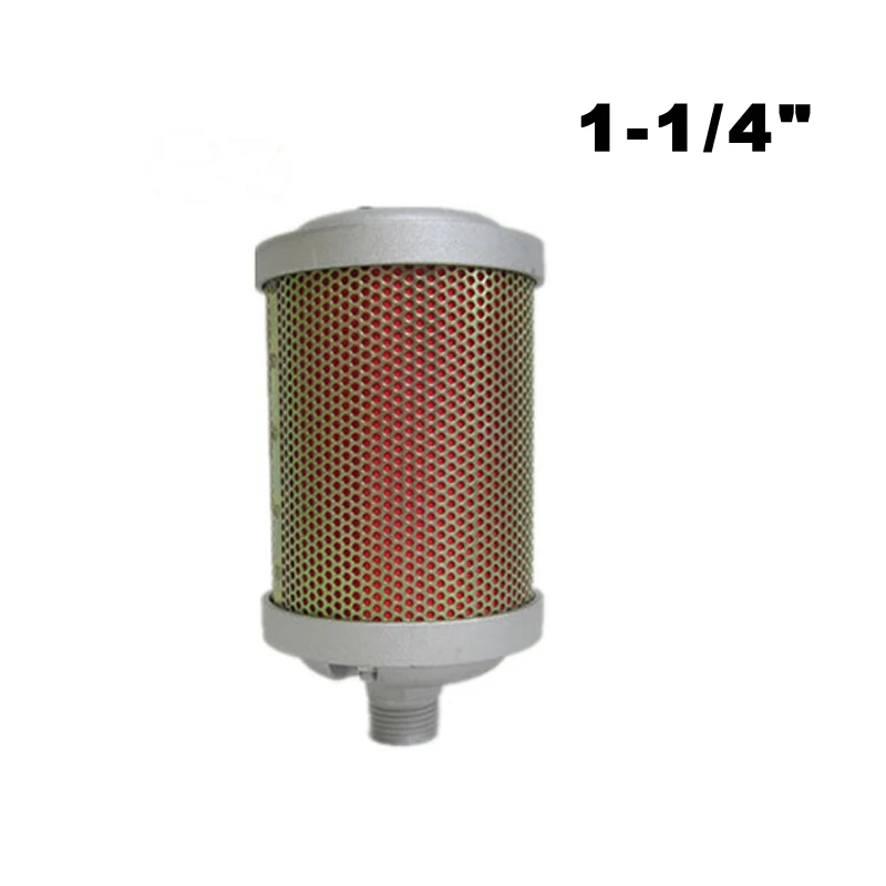 

High Quality 1-1/4" DN32 Industrial Exhaust Filter Silencer Muffler For Adsorption Dryer Diaphragm Pump Air Compressor XY-12