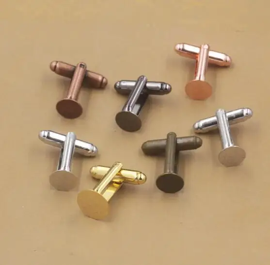 

Wholesale 100pcs/lot Cuff Links - 10 mm/12mm Glue Pad