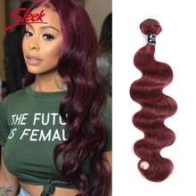Sleek Remy Human Hair 1 3 4 Bundles Blonde 613# Brazilian Body Wave Hair Bundles Ombre 99J Colors Human Hair Weave Bundles Sleek Remy Human Hair 1 3 4 Bundles Blonde 613# Brazilian Body Wave Hair Bundles Ombre 99J Colors Human Hair Weave Bundles