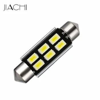 

JIACHI 100PCS Festoon 41MM 42MM C5W C10W Canbus No Error Car Interior Accessories LED Bulbs Reading Dome Light super White DC12V