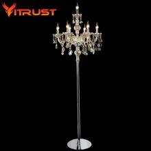 Chandelier Floor Lamps And Get Free Shipping On Aliexpress Lambader Floor Lamps Chandelier Home Art Deco Standing Lamp Crystal Lighting Lampade