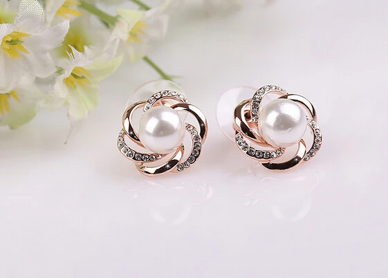 Женские серьги клипсы с искусственным жемчугом|pearl clip on earrings|clip earringspearl |