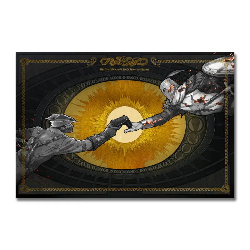 

Art Silk Or Canvas Print Dark Souls Hot Game Poster 13x20 24x36 inch For Room Decor Decoration-005