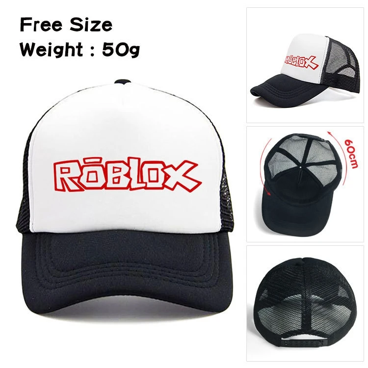 Roblox Hat Trucker Summer Baseball Cap Cosplay Adjustable Cap Sport Hat - when roblox r baseball cap in roblox made