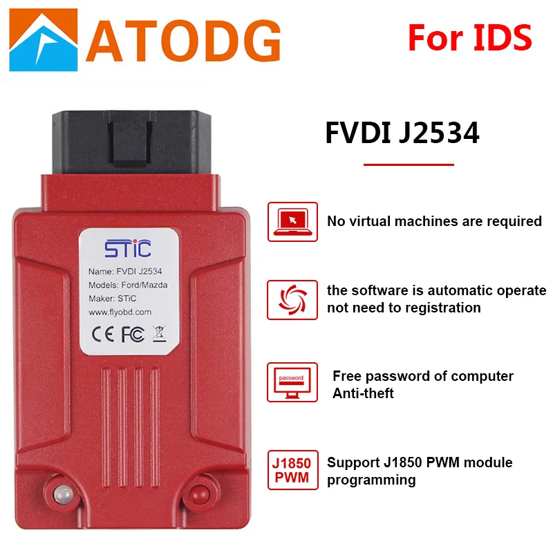 

Newest FVDI J2534 for vcm for mazda for IDS Forscan Diagnostic Tool better than ELS27 ELM327 VCM2