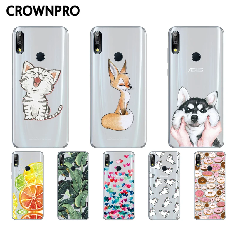 

CROWNPRO ASUS ZB631KL ZB633KL Case Cover Silicone ASUS ZenFone MAX PRO M2 ZB631KL ZB632KL Case Back TPU Soft Cover Matte 6.26"