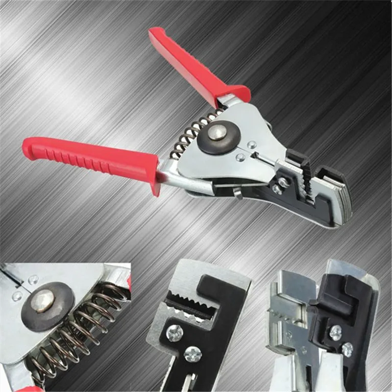 

Automatic Wire Stripper Crimping Pliers Multifunctional Terminal Tool Durable and Reliable Self-Adjusting HVR88