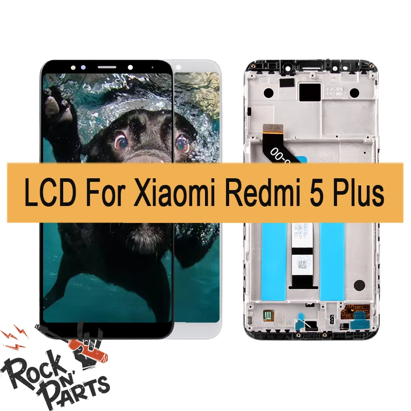 Для Xiaomi Redmi 5 Plus ЖК дисплей сенсорный экран для Redmi5 lcd дигитайзер сборка 99