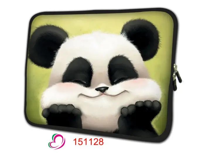Мягкая Laptop Sleeve камуфляж сумка для Macbook Air 11 12 13 14 15 15.6 Pro Retina 11.6 13.3 молнии сумки для Mac Book Pro 13 случае - Цвет: panda