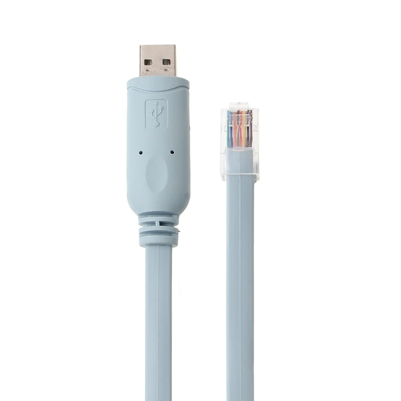JINSHENGDA USB 2,0 для RJ45 RS232 последовательный консольный кабель синий для Cisco розетка Интернета