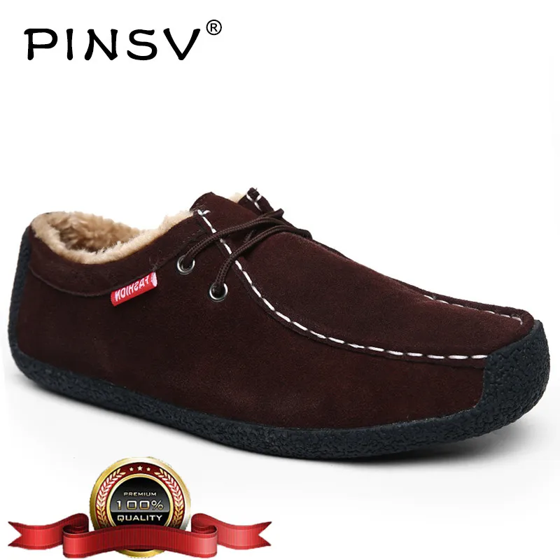

Big Size 39-51 Suede Shoes Men Loafers Warm Fur Winter Shoes Men Casual Leather Shoes Men Sneakers Zapatos Hombre PINSV