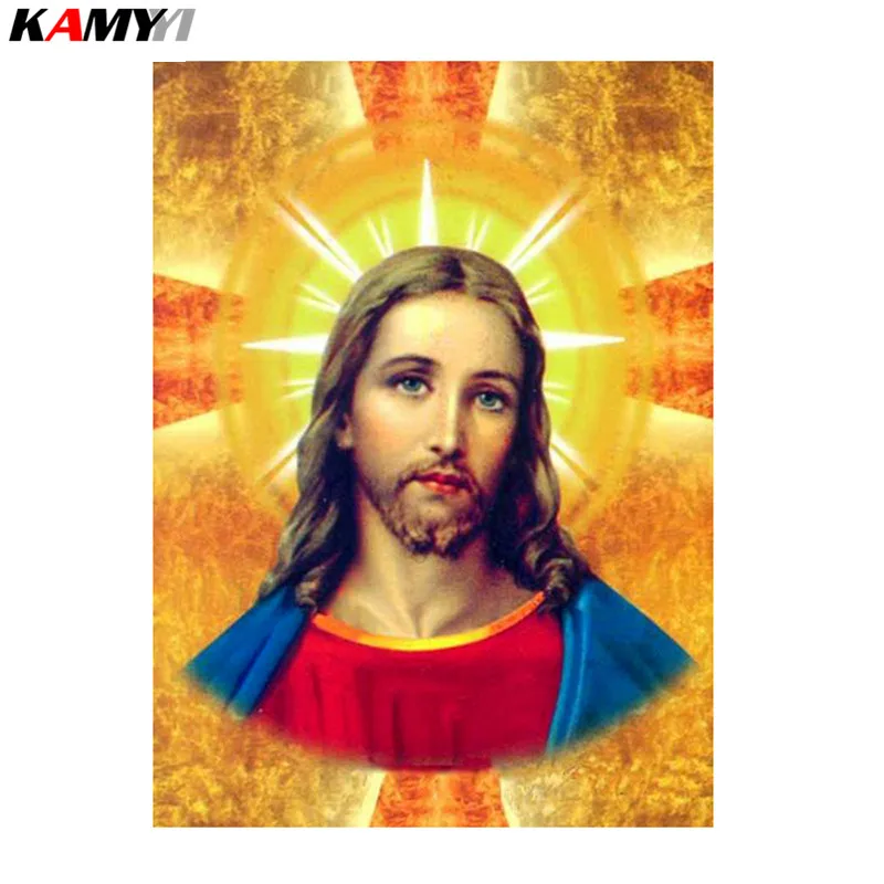 Religion Diamond Embroidery Square Painting God Jesus Pattern Mosaic Pictures Needlework Art XY1 | Дом и сад