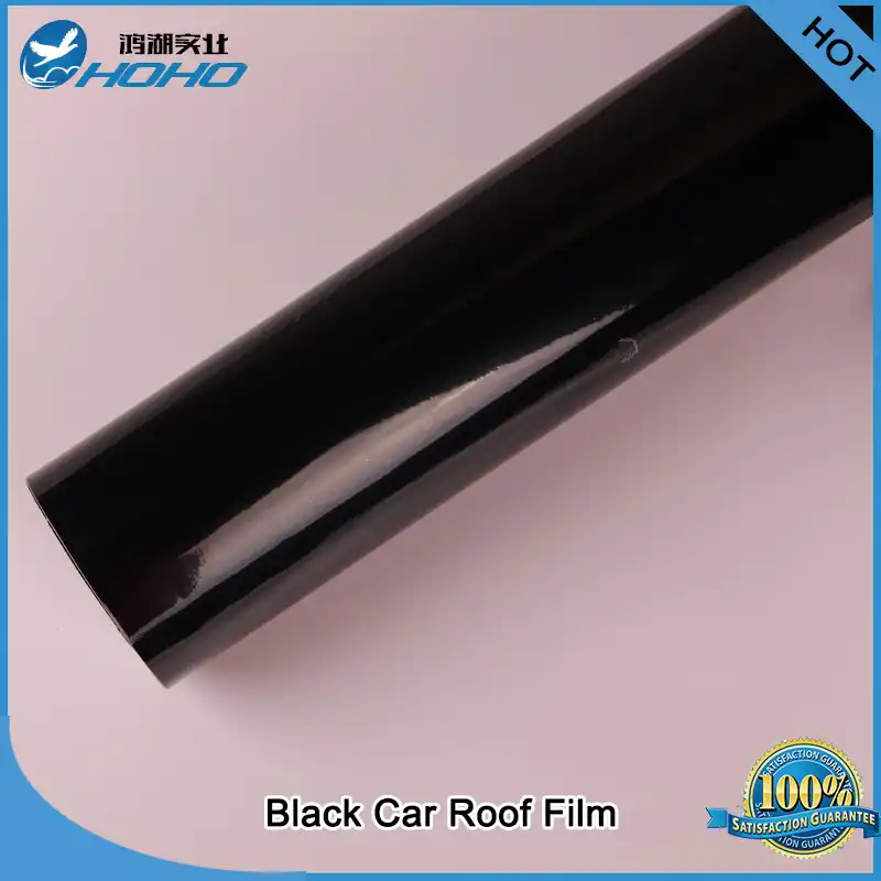 Black Gloss Vinyl Wrap Car Roof Film Sheet 1.35m x3msheetssheet