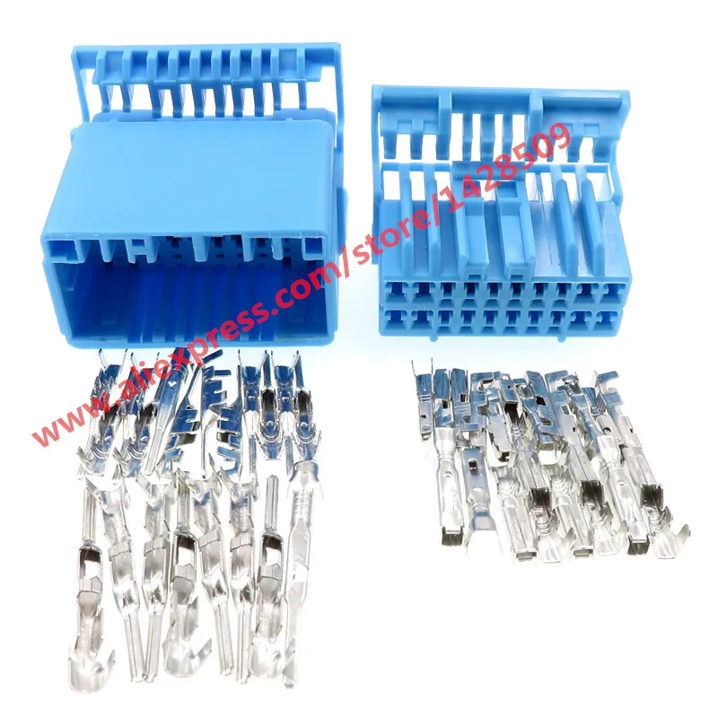 10 Sets 20 Pin Automotive CD Player Power Speaker Plug Audio Auto