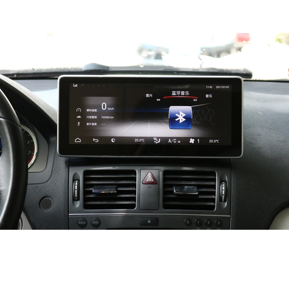 10 25 &quotAndroid Дисплей для Mercedes Benz C Class W204 2008 2010 автомобилей радиомонитор gps навигации