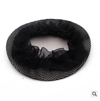 Nurses Lace Trim Hairnets Hair Updo 