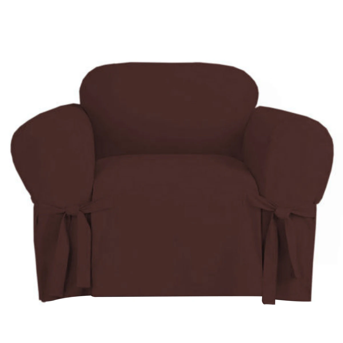 1-3 Seat Slipcover Sofa Chair Furniture Waterproof Cover Dustproof Corner Couch Cover Protector Home Decor - Color: Brown one  seater