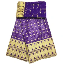 

Fashion african fabric Bazin riche getzner 100% cotton bazin riche fabric beaded brode bazin embroidery for women dress purple